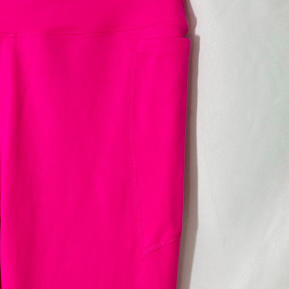 Victoria’s Secret PINK Active Magenta Leggings Medium Pockets - Picture 2 of 8